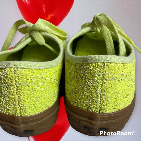 vans ice cream glitter Gatorade green Lace up skate shoes size 6 - Picture 5 of 8